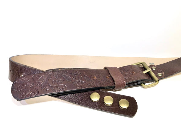 Detailed Leather Belt