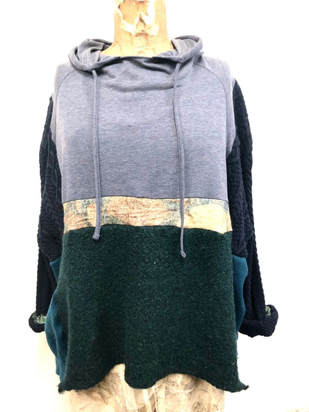 Upcycled Hoodie Sweater
