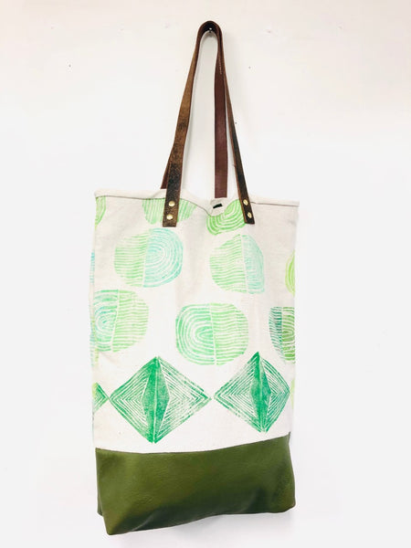 Block Printed Totes