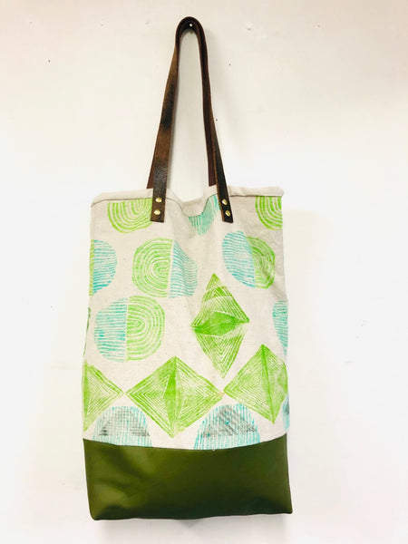 Block Printed Totes